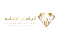 شعار اتجاهات الفخامة الجوهرة الذهبية بخلفية شفافة